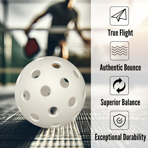 Pickleballs en plastique à haute efficacité de qualité supérieure pour des performances optimales - Product Image 2
