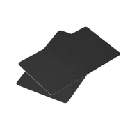 Carte de contrôle d'accès NFC 216 noire brillante, carte intelligente PVC de contrôle d'accès NFC NTAG216 noire brillante de qualité supérieure