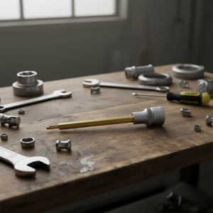 Llave de vaso hexagonal métrica extra larga Hazet de 1/2'' con rosca y serraje - Product Image 3