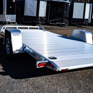 รถพ่วงพื้นเรียบแบบใหม่ ขนาด 40 ฟุต โครงสร้างเหล็กแข็งแรง 3 เพลา รับน้ำหนัก 2-3 ตัน สำหรับขนส่งสินค้าและอุปกรณ์ - Product Image 1