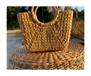 Bolsos de Jacinto de Agua de Vietnam de Alta Calidad para Exportación, Ofreciendo Elegantes Diseños Hechos a Mano - Product Image 6