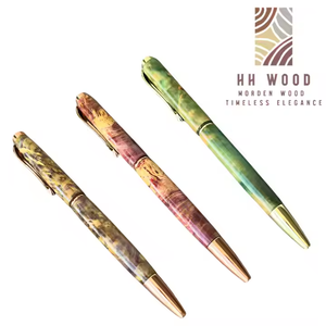 Citrine Collection ปากกาลูกลื่นไม้แฮนด์เมดสำหรับใช้เป็นลายเซ็นต์โต๊ะทำงานหรือของขวัญปากกาส่งเสริมการขาย - Product Image 5