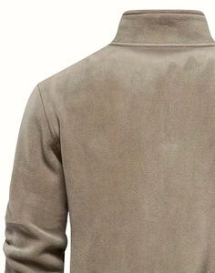 OEM Sweats à capuche et sweat-shirts à manches longues avec col montant et demi-fermeture éclair personnalisés et imprimés d'étoiles de haute qualité pour hommes Respirant Casual Wear - Product Image 5
