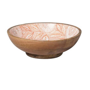 Bol de service à soupe en émail Ensemble de 2 bols de service décoratifs sur mesure pour nouilles, craquelins aux noix, collations - Product Image 4