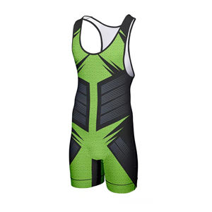 Singlet de Lucha Libre Transpirable con Impresión Digital Personalizada, de Alta Calidad, Tela de 180g, con Logotipo Personalizado - Product Image 2