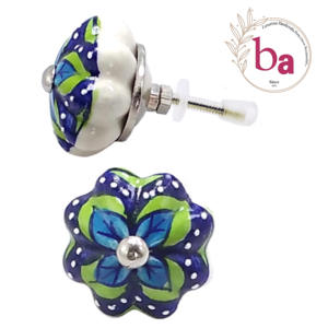 Perillas de cerámica de melón CK 616, herrajes de níquel para cocina, dormitorio, tocador, exterior, Hotel, sala de estar, Villa, manija de armario con cajón - Product Image 1