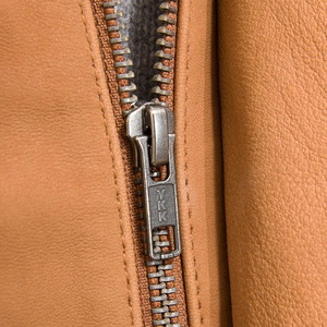 Men's High Quality <b>Genuine</b> Leather Winter Jacket Waterproof Windproof Design Simple Casual Look Lightweight High Street Front - Product Image 5