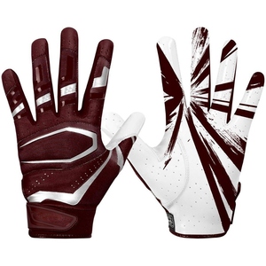 Gants de football américain professionnels respirants et antidérapants, adhérence durable, spandex, design personnalisé, robustes, ajustement confortable - Product Image 1