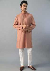 Shalwar kameez คอลเลกชันคอลเลกชันเสื้อโค้ทผ้าฝ้ายระบายอากาศได้ดีสไตล์อินเดียสำหรับผู้ชาย - Product Image 6