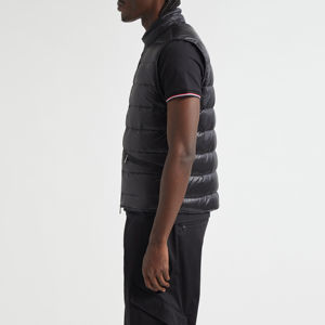 Vente en gros Gilet bouffant à bulles décontracté Veste d'hiver matelassée sans manches chaude pour homme avec logo personnalisé accepté - Product Image 3