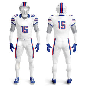 ชุดอเมริกันฟุตบอลสำหรับเด็กและเยาวชนชุดเสื้อเจอร์ซีย์แขนสั้นสไตล์อเมริกันฟุตบอลผลิตในปากีสถานพร้อมส่ง - Product Image 4