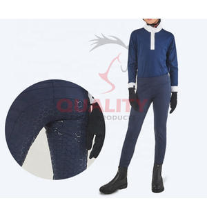 Collants équestres confortables en tissu doux au toucher sécurisés à taille haute pour femmes, idéaux pour l'équitation et les activités de plein air - Product Image 4