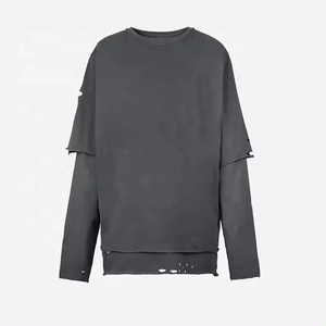 เสื้อสองชั้นสำหรับผู้ชายเสื้อแขนยาวสั่งทำโลโก้ของคุณเอง - Product Image 3