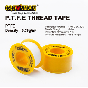Crownman nề & sơn công cụ 12/19/25 mét chủ đề bọc Sealant con dấu PTFE Băng thợ sửa ống nước băng cho hệ thống ống nước con dấu làm việc ống khí - Product Image 2