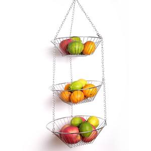 Cesta de Metal de frutas personalizada de alta venta, diseño personalizado, cesta de frutas Premium para mesa, tienda de uso de cocina - Product Image 6