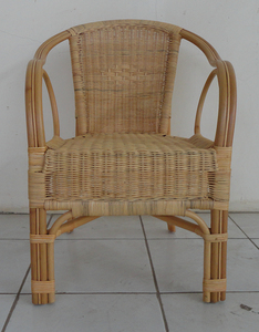 Merveilleux Fauteuil En Rotin Naturel Etnic - Product Image 2