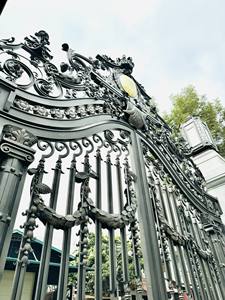 Vietnam Manufacturer Wholesale Custom Size Iron <b>Gate</b> Modern Exterior Residential Security Anti-Theft Powder Coated 3D Modeling - Product Image 3