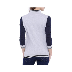 La mejor Fabricación de chaquetas de mujer Varsity, precio al por mayor, servicio OEM, chaquetas de mujer, chaqueta universitaria transpirable rápida para mujer - Product Image 6