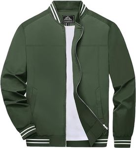 Chaqueta de Invierno Vintage de Moda de Última Colección para Hombre, Chaqueta Frontal Cortavientos con Cuello Alto y Cremallera, Diseño Sólido de Lona de Alta Calidad - Product Image 2