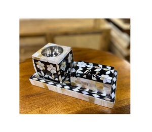 Quemador Bakhoor de madera y madreperla, tamaño y forma personalizados Mabkhara para el uso del restaurante del hotel en casa - Product Image 1