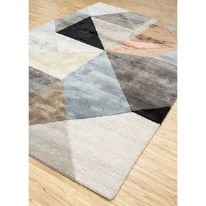 Caliedo Beige & <b>Brown</b> Hand Tufted <b>Wool</b> & Viscose Rug Printed Pattern-Taq-4346 - Product Image 2