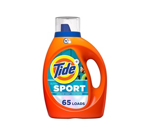 Tide Ultra Sport Liquid <b>Laundry</b> <b>Detergent</b>, 92 fl oz, 65 Loads, <b>Laundry</b> <b>Detergent</b> Liquid with Advanced Sweat plus Stain Fighters - Product Image 1