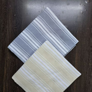 Tissu élégant teint en fil Dobby Stripe pour les chemises et les robes Tissu de luxe tissé Dobby à rayures pour les vêtements pour hommes et femmes - Product Image 1