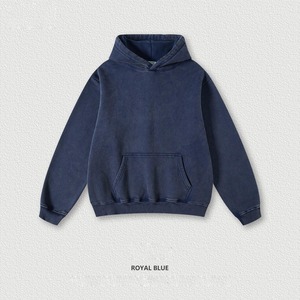 Custom Streetwear <b>Acid</b> Wash Pullover Fleece Solid Heavyweight 100% Cotton Anti-Pilling Oversized <b>Drop</b> Shoulder Hoodie Unisex - Product Image 5