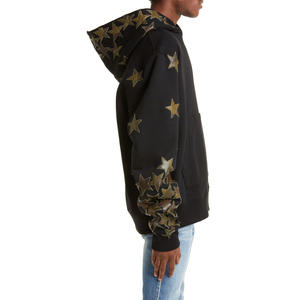 Meilleure vente Sweats à capuche unis hiver sweats à capuche chauds en coton polaire épais sweats à capuche en coton surdimensionnés avec logo personnalisé pour hommes - Product Image 3