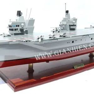 Mô Hình Tàu Sân Bay HMS QUEEN-ELIZZABETH-Mô Hình Tàu Gỗ-Mô Hình Tàu Chiến Để Bán