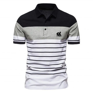 Gran oferta, camiseta Polo de alta calidad para hombre, camisetas Polo clásicas de Color sólido completamente de algodón, camiseta personalizada 100% de algodón con timbre - Product Image 5