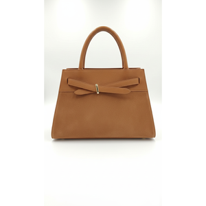 Borsa a mano strutturata in vera pelle scamosciata Art. 26007-Borse Made in Italy - Product Image 3