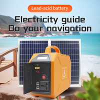 Eg003-1 200W Vente en gros DC, AC, USB Sortie Rechargeable Générateur solaire de secours Camping Centrale électrique portable