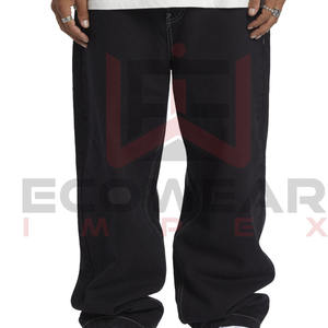<b>Men</b> New Fashion Casual Street Wear <b>Jean</b> Pant Hot Sale Baggy Made in Pakistan Cheap Streetwear Pants Cotton Baggy - Product Image 5