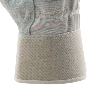 Guantes Dilpasand Hosiery BC, Doble Palma, Tela Gris en la Parte Posterior y Palma Azul, Puño Reforzado, Sin Silicona, Sin Polvo, Personalizables - Product Image 6