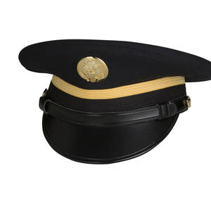 Nueva llegada 2025 OEM personalizado oficial uniforme pico gorra al por mayor oficial gorra y sombrero con insignia parche pico gorra - Product Image 2