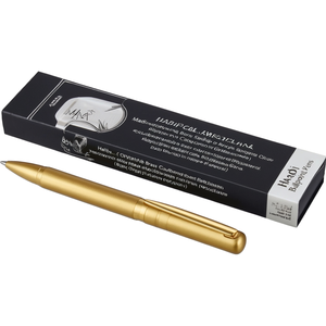 Penna a Sfera in Ottone Riciclato Hadi, Gadget Sostenibile Realizzato con Materiale Riciclato - Product Image 3