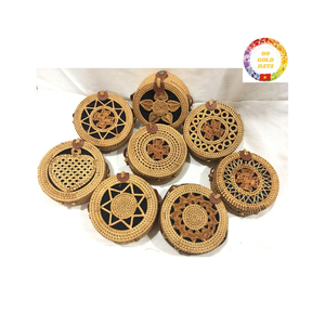 Export Grade Handwoven Rattan <b>Bag</b> for Boho Inspired Outfits and Sustainable Lifestyles - Product Image 3