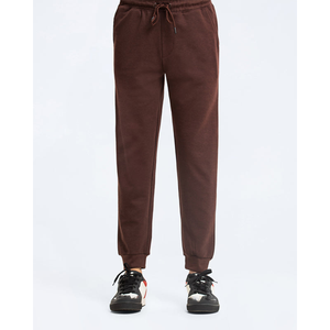 Sudadera con capucha y pantalón acampanado con media cremallera para hombre, Jersey de algodón suave pesado de 400gsm 100% de gran tamaño y alta calidad con logotipo personalizado - Product Image 4