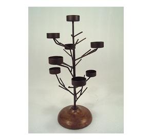 เชิงเทียนไฟชาเกล็ดหิมะอลูมิเนียม - Product Image 2