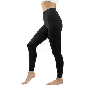 <b>Women's</b> Mid-Waist Solid <b>Pattern</b> <b>Leggings</b> High Quality Custom Logo Pants with Elastic Waist Closure Reasonable Price - Product Image 4