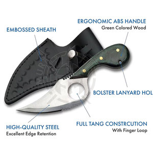 มีดปลอกหนังชั้นดีด้ามจับไม้โรสวูดเครื่องล้างจานปรับได้เป็นมิตรกับสิ่งแวดล้อมดีไซน์ทันสมัยออกแบบได้ตามต้องการ - Product Image 4