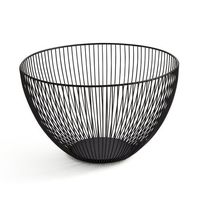 Panier à fruits en métal au design moderne pour ranger les pommes, les oranges, les bananes dans un espace de cuisine organisé