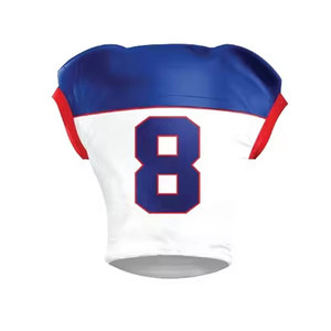 ชุดยูนิฟอร์มอเมริกันฟุตบอลแขนสั้น คุณภาพสูง ผลิตตามสั่ง ระบายอากาศได้ดี น้ำหนักเบา พร้อมโลโก้สั่งทำ ผ้าโพลีเอสเตอร์ 100% - Product Image 6