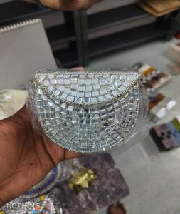 Bolso de mano con solapa de caja de Metal ecológico de lujo para fiesta de verano para mujer y monedero de noche con cadena Mini Crossbody - Product Image 5