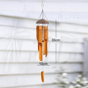 กระดิ่งลมไม้ไผ่กระดิ่งลมไม้ไผ่มีเสียงนุ่มนวลรื่นรมย์และเป็นของขวัญที่มีความหมายผลิตในเวียดนามในราคาที่ดีที่สุด - Product Image 6