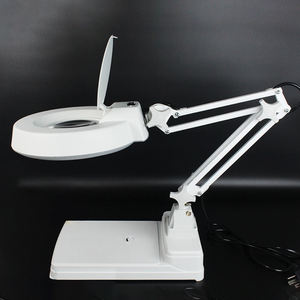 โต๊ะทำงานพับได้ LT-86C พร้อมแว่นขยาย 10 เท่า โคมไฟตั้งโต๊ะพร้อมไฟ LED สำหรับงานแก้ว - Product Image 4