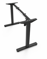 Bureau de réception électrique anti-collision, réglable en hauteur, avec moteur unique, pour position assise-debout, avec cadre de bureau réglable