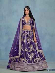Heavy Designer mehvish sheilja arte seda lehenga choli tradicional chaniya - Product Image 4