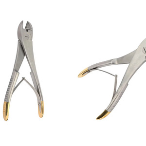 Pinza para huesos de acero, instrumento quirúrgico, herramienta para recortar huesos, pinza ortopédica para cortar huesos, duradera y reutilizable de Blush Surgical - Product Image 2